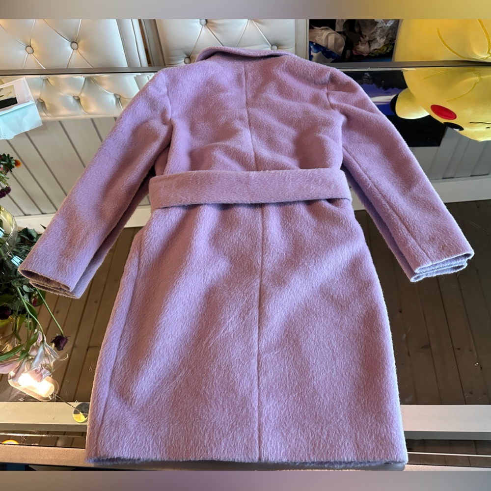 Finders Keepers Gravity Wool Woolen Coat S Lilac - Picture 8 of 11